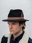 Шляпа STETSON арт. 2528114 TRAVELLER WOOLFELT (черный)